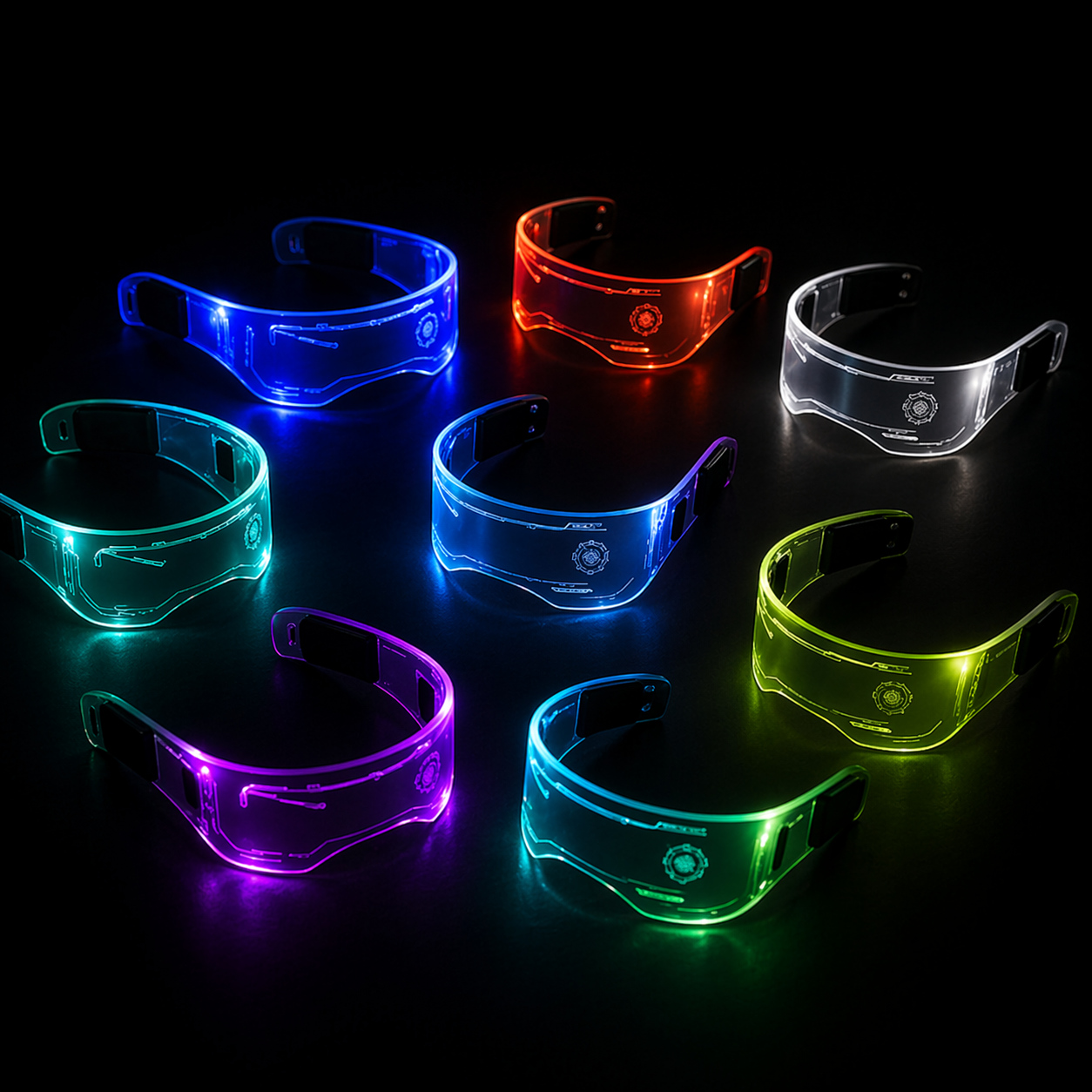 NEXORA LED Luminous Glasses