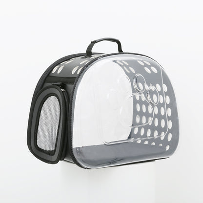 Foldable PVC Space Capsule Cat Carrier Bag