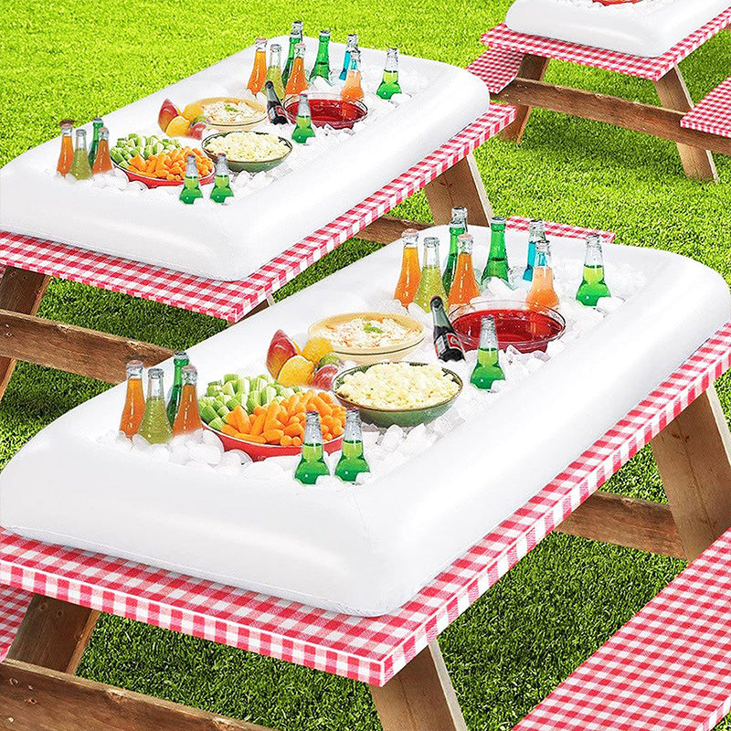 NEXORA Inflatable Pool Party Ice Tray and Beverage Cooler