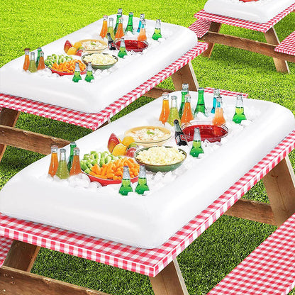 NEXORA Inflatable Pool Party Ice Tray and Beverage Cooler