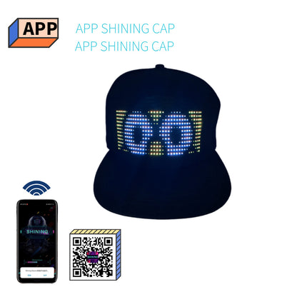 NEXORA 2026 New Editable LED Hat with Multilingual Display