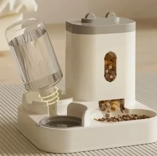 Automatic Pet Feeder and Water Dispenser Bowl – For Cats and Dogs