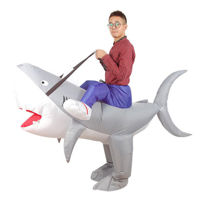 NEXORA Inflatable Shark Costume Prop for Adults