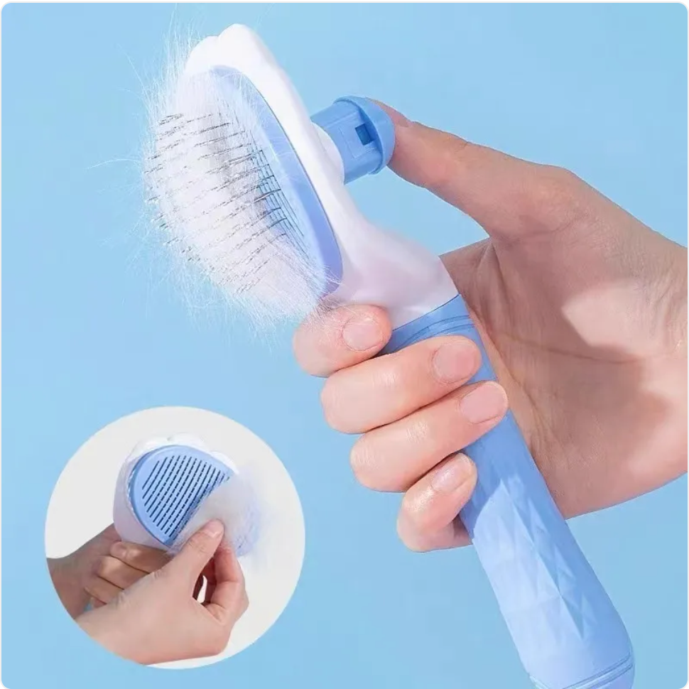 Pet Hair Removal Gadget Cat Petting Special Cleaning Comb