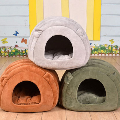 Pet Heaven Warm Semi-closed Cat Bed