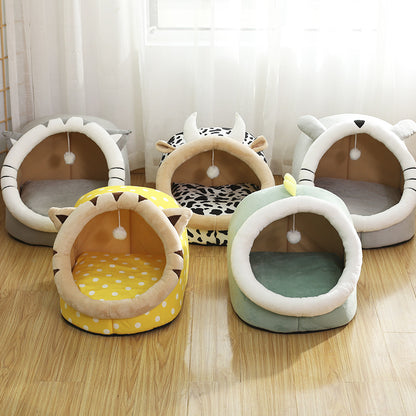 Removable Washable Dog Bed for All Seasons