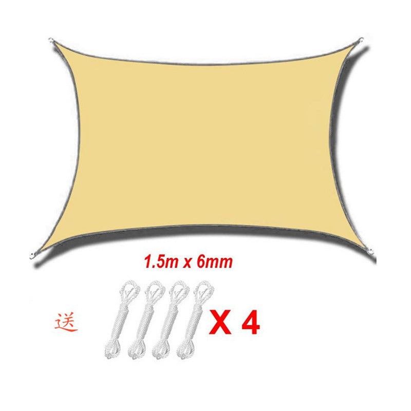 NEXORA Outdoor Waterproof UV-Resistant Triangle Sunshade Canopy