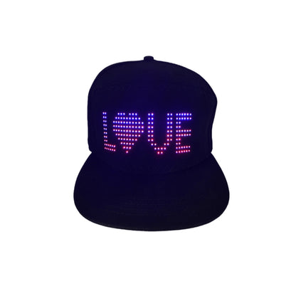 NEXORA 2026 New Editable LED Hat with Multilingual Display
