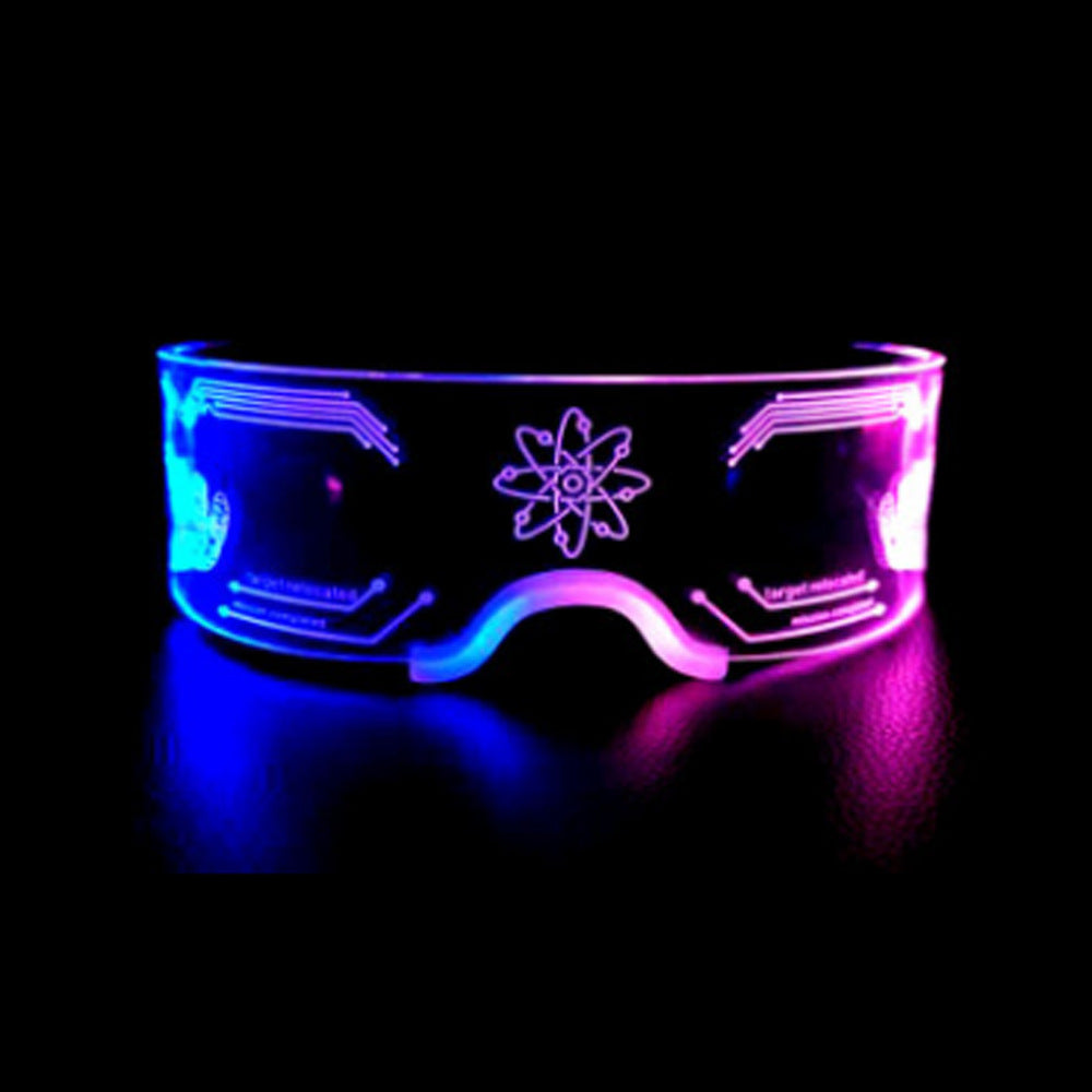 NEXORA LED Colorful Light Up Glasses for Parties and Events