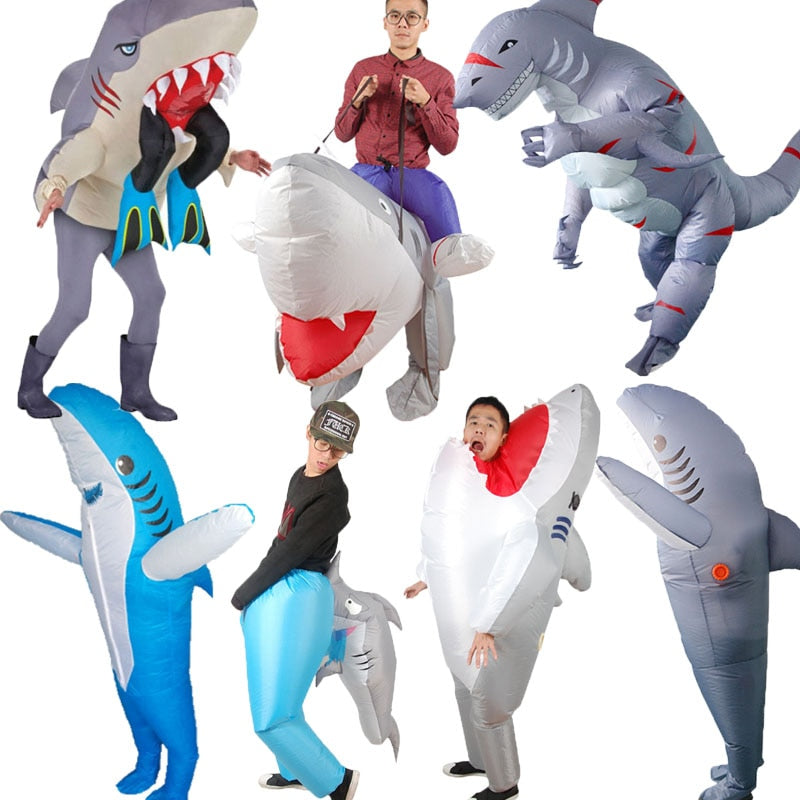 NEXORA Inflatable Shark Costume Prop for Adults