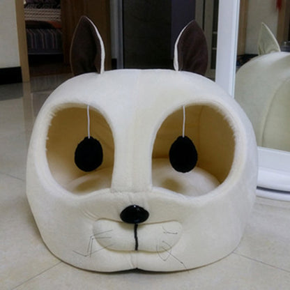 Cartoon Pet Bed with Sleeping Bag Design