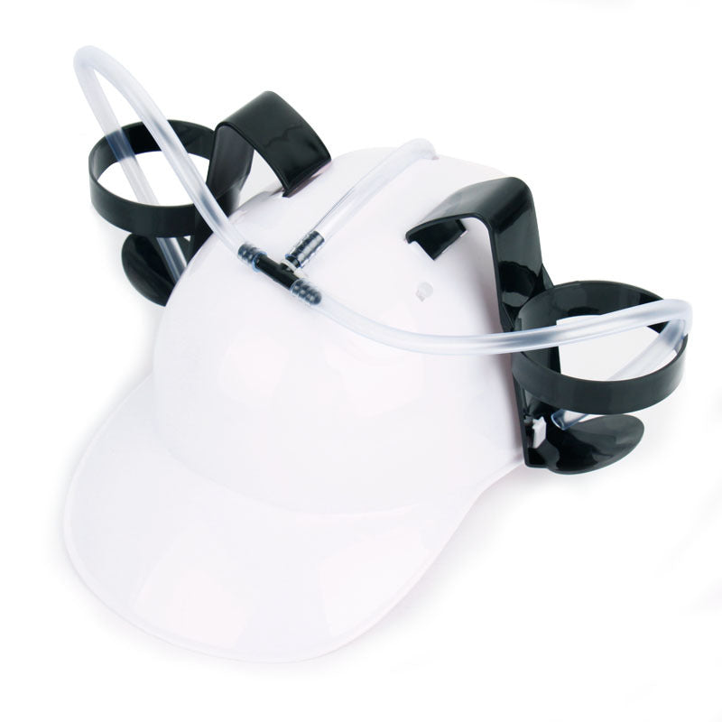 NEXORA Drink Helmet with Straw for Gaming and Parties