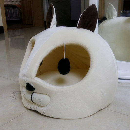 Cartoon Pet Bed with Sleeping Bag Design