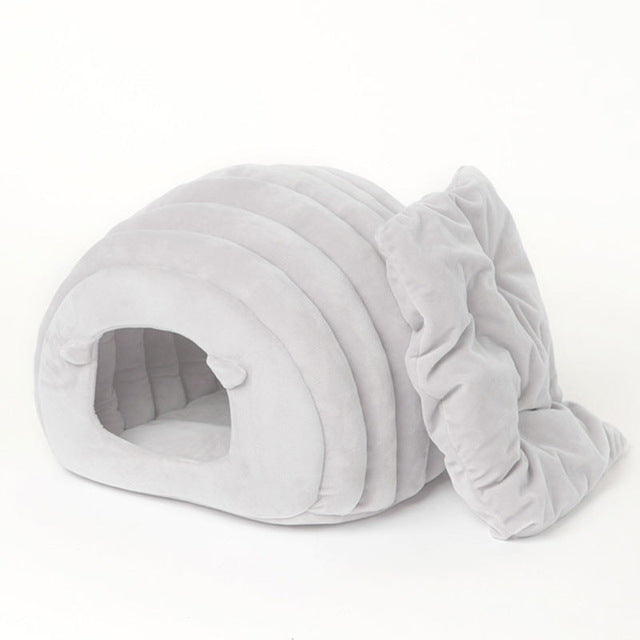 Pet Heaven Warm Semi-closed Cat Bed