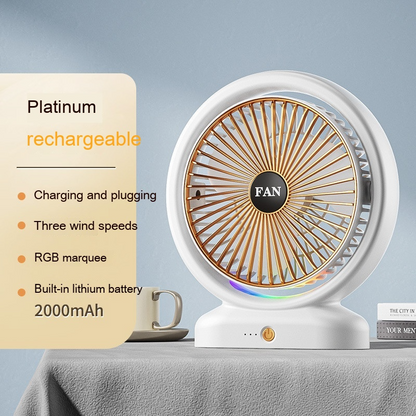 NEXORA Personalized USB Desktop Electric Fan