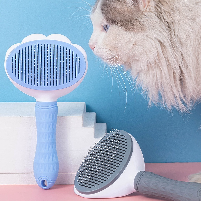 Pet Hair Removal Gadget Cat Petting Special Cleaning Comb
