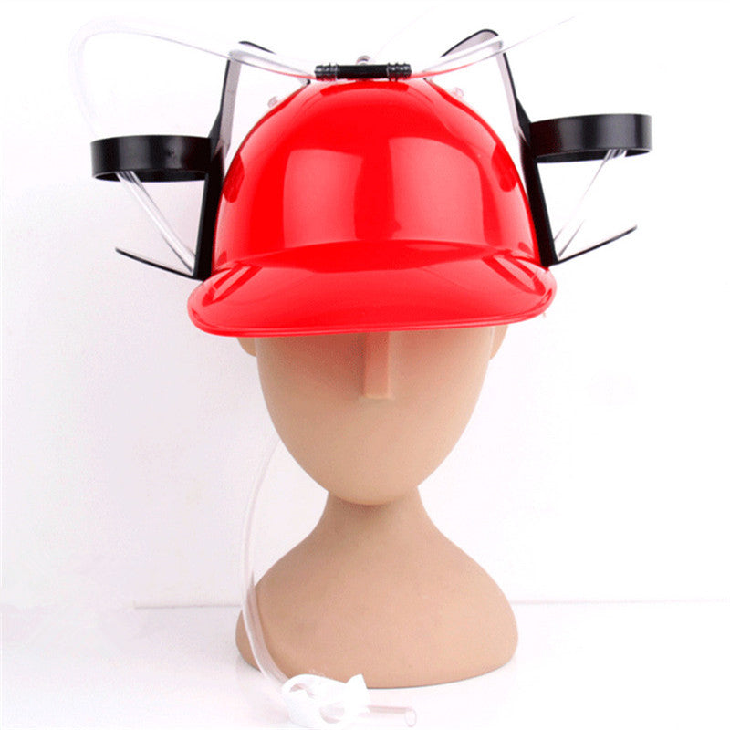NEXORA Drink Helmet with Straw for Gaming and Parties