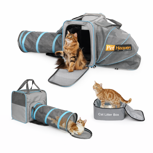 Pet Heaven™ Cat Travel Carrier- ALL in One