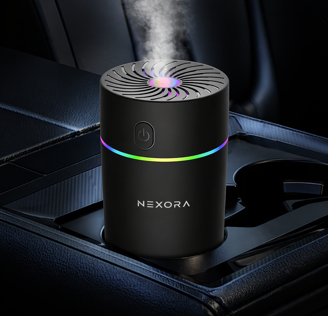 NEXORA Car USB Humidifier & Air Purifier