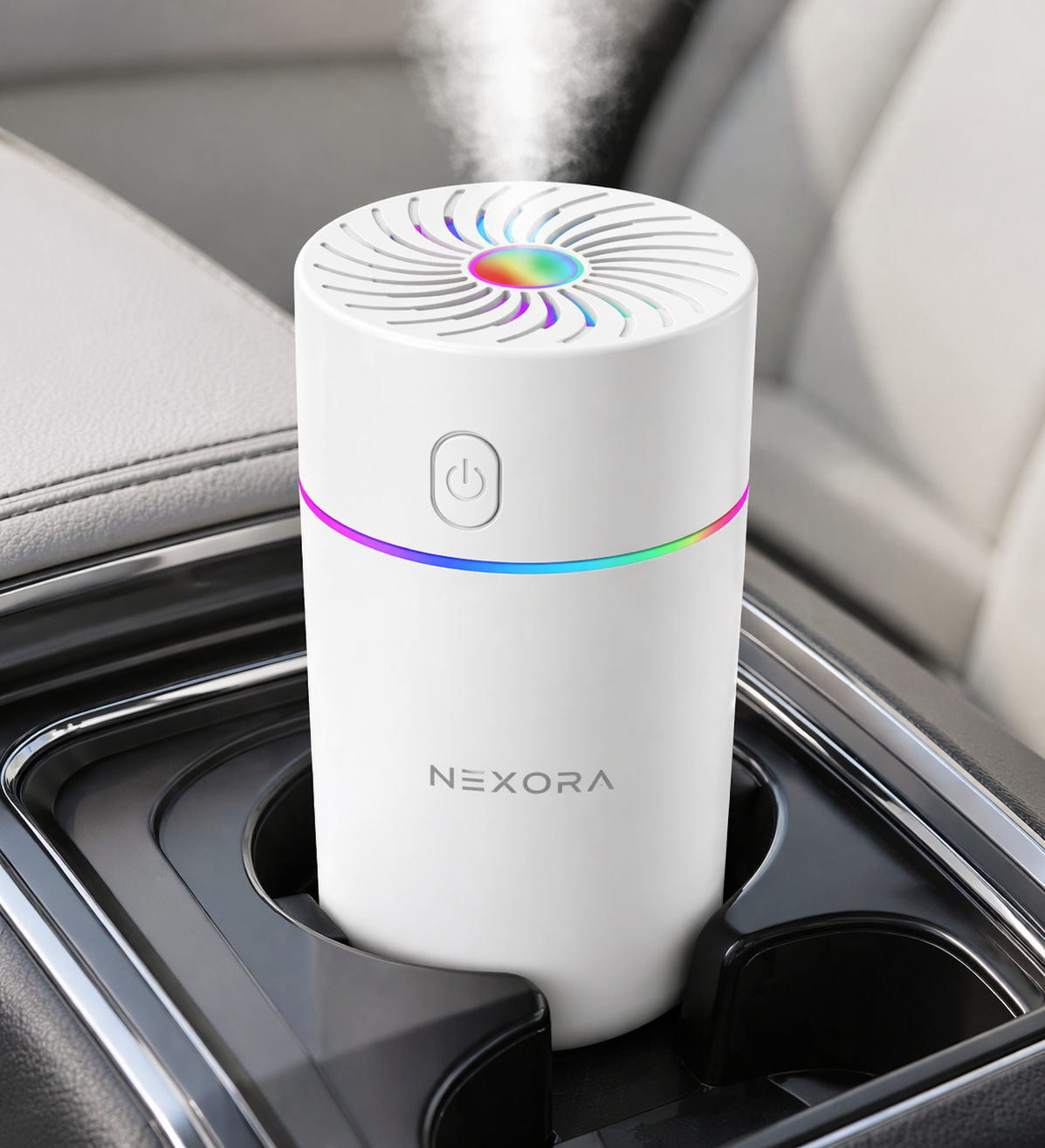 NEXORA Car USB Humidifier & Air Purifier