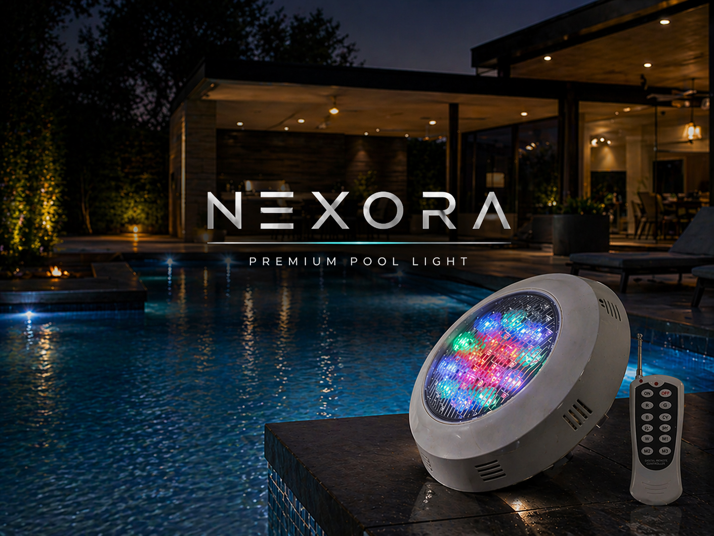 NEXORA Colorful Underwater Pool Light