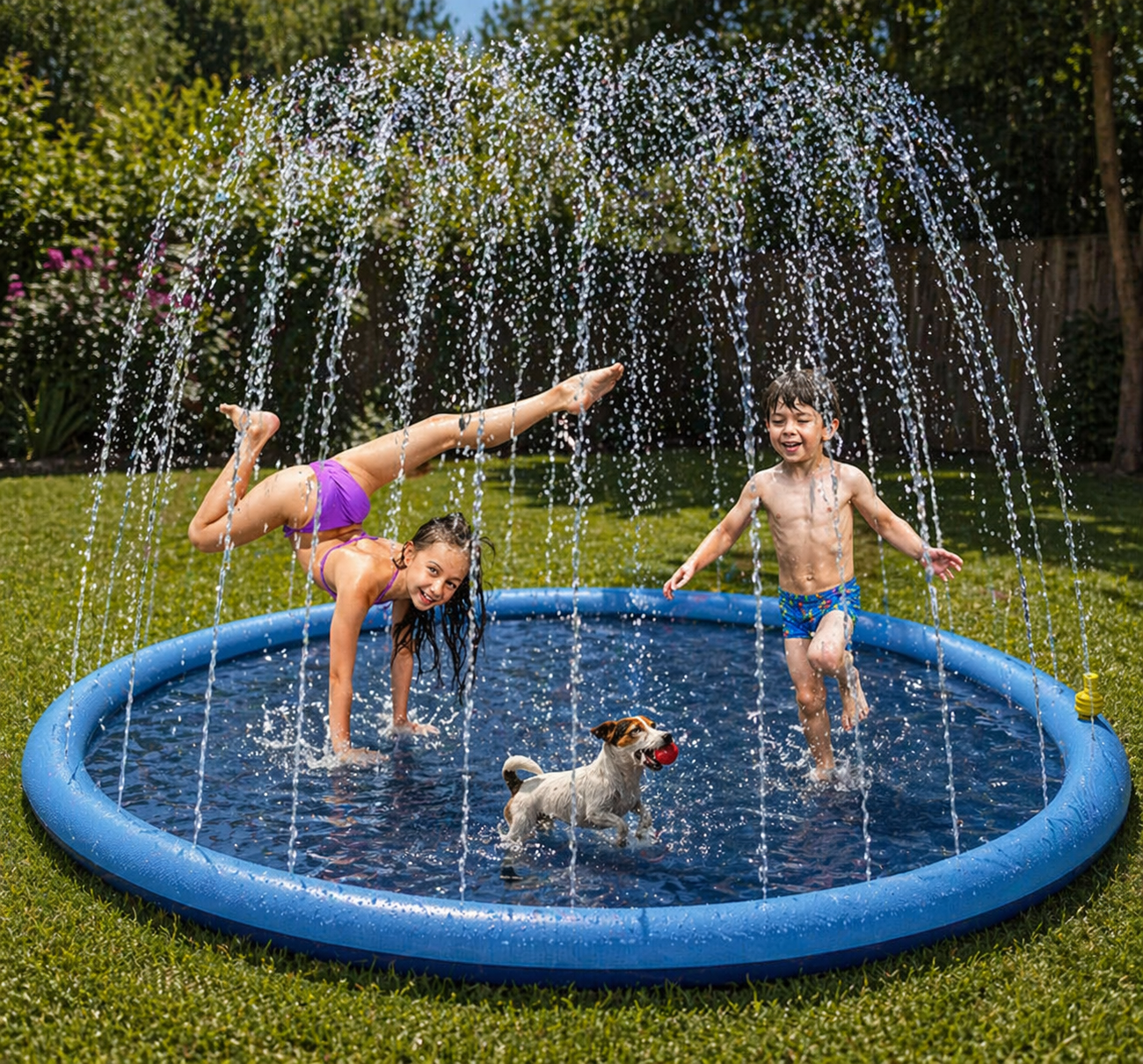 NEXORA Foldable  Thickened Pet Bathing Pool and Spray Mat