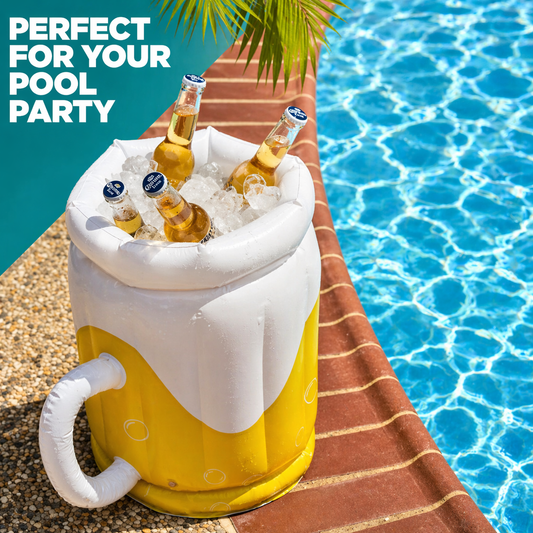NEXORA Large Inflatable Beer Mug Cooler