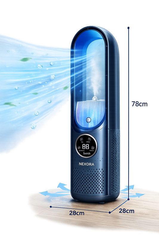 NEXORA Mist Cooling Desktop Spray Fan