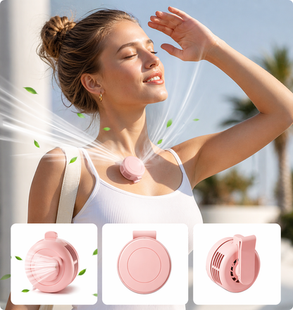 NEXORA Portable Ultra-Quiet Hanging Clip Mini USB Fan