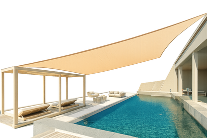 NEXORA Outdoor Waterproof UV-Resistant Triangle Sunshade Canopy