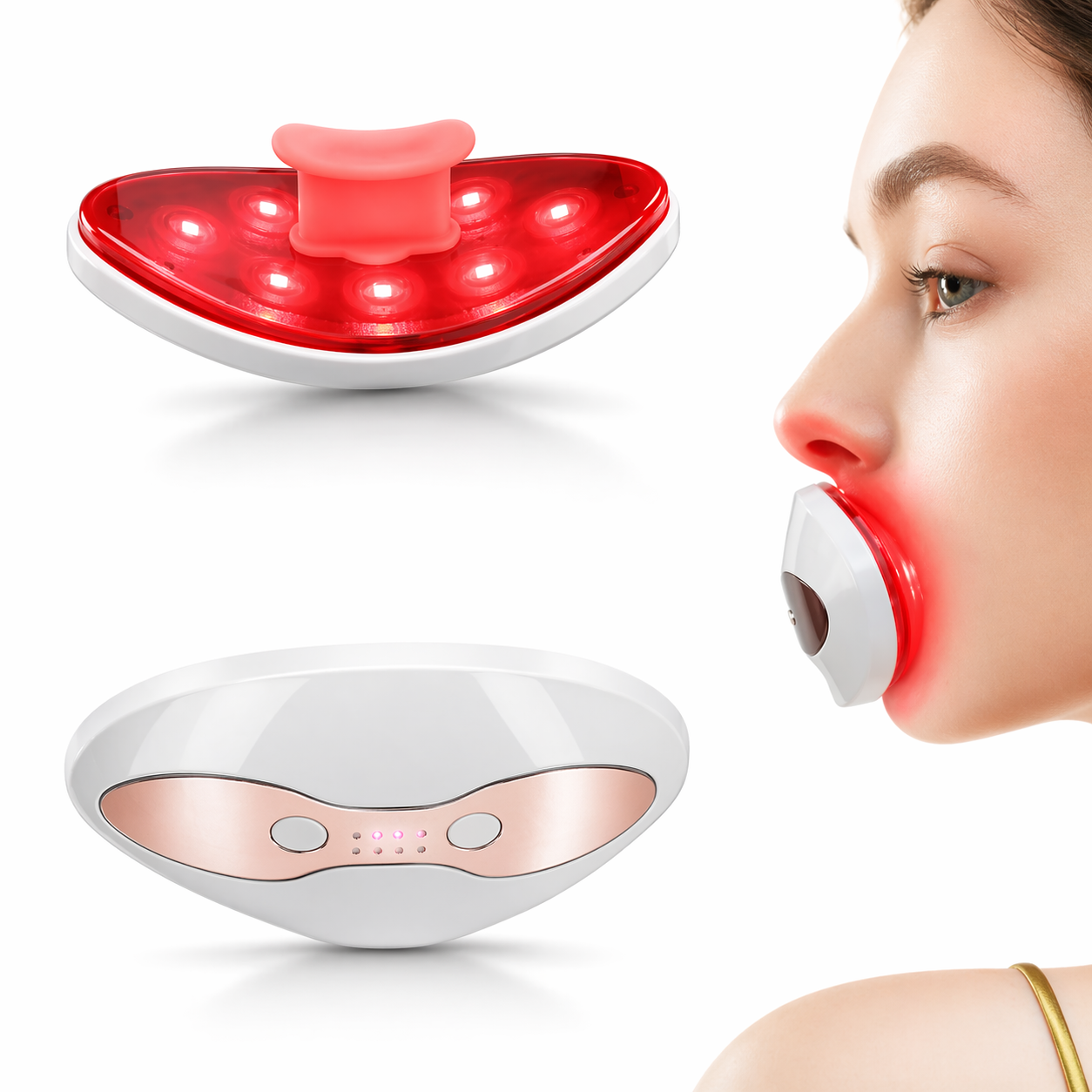 NEXORA Lip Beauty Device LED Heating Portable