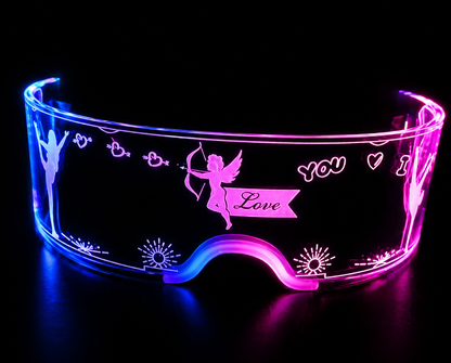 NEXORA LED Colorful Light Up Glasses for Parties and Events