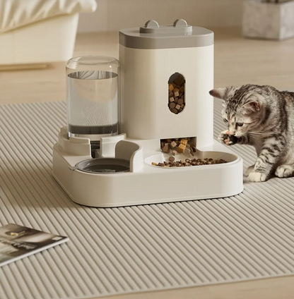 Automatic Pet Feeder and Water Dispenser Bowl – For Cats and Dogs