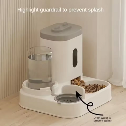 Automatic Pet Feeder and Water Dispenser Bowl – For Cats and Dogs
