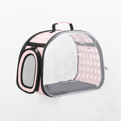 Foldable PVC Space Capsule Cat Carrier Bag