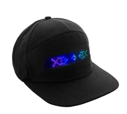 NEXORA Bluetooth Cap with LED Display and Multilingual App