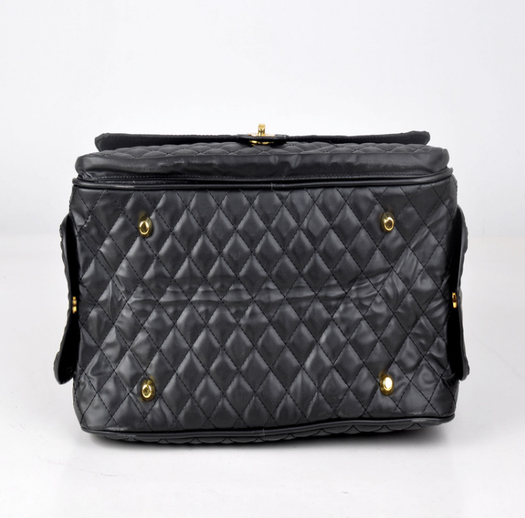 Checkered Pet Carrier Backpack for Dogs and Cats