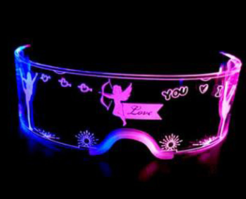 NEXORA LED Colorful Light Up Glasses for Parties and Events