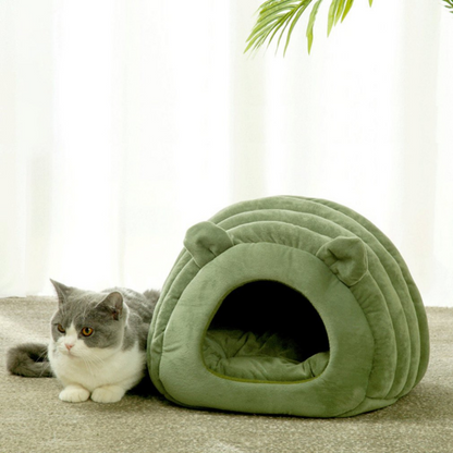 Pet Heaven Warm Semi-closed Cat Bed