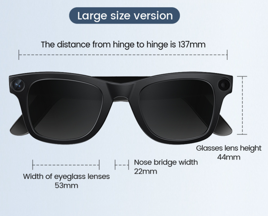 NEXORA VIP AI Camera Smart Glasses