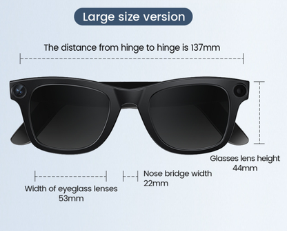 NEXORA VIP AI Camera Smart Glasses