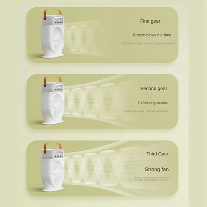 NEXORA New Mini Spray Fan with Humidifying Cooling Function